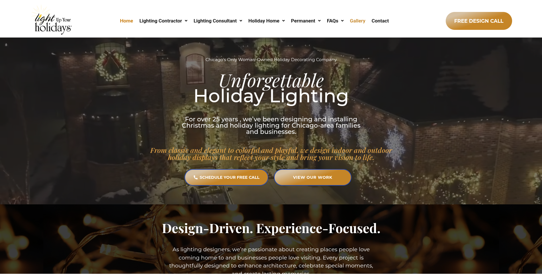 Light Up Your Holidays project preview — WordPress, Ninja Forms, Salesforce CRM development by Deepak Jangra