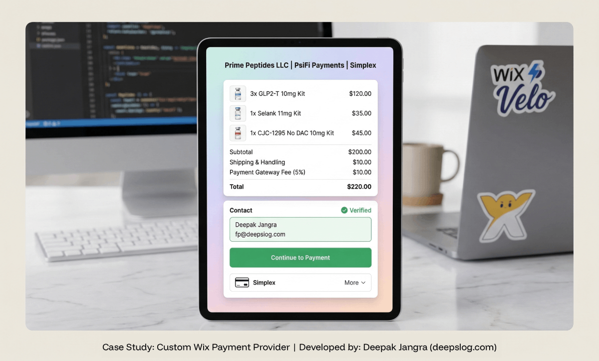 Prime Peptides / PsiFi Integration Preview