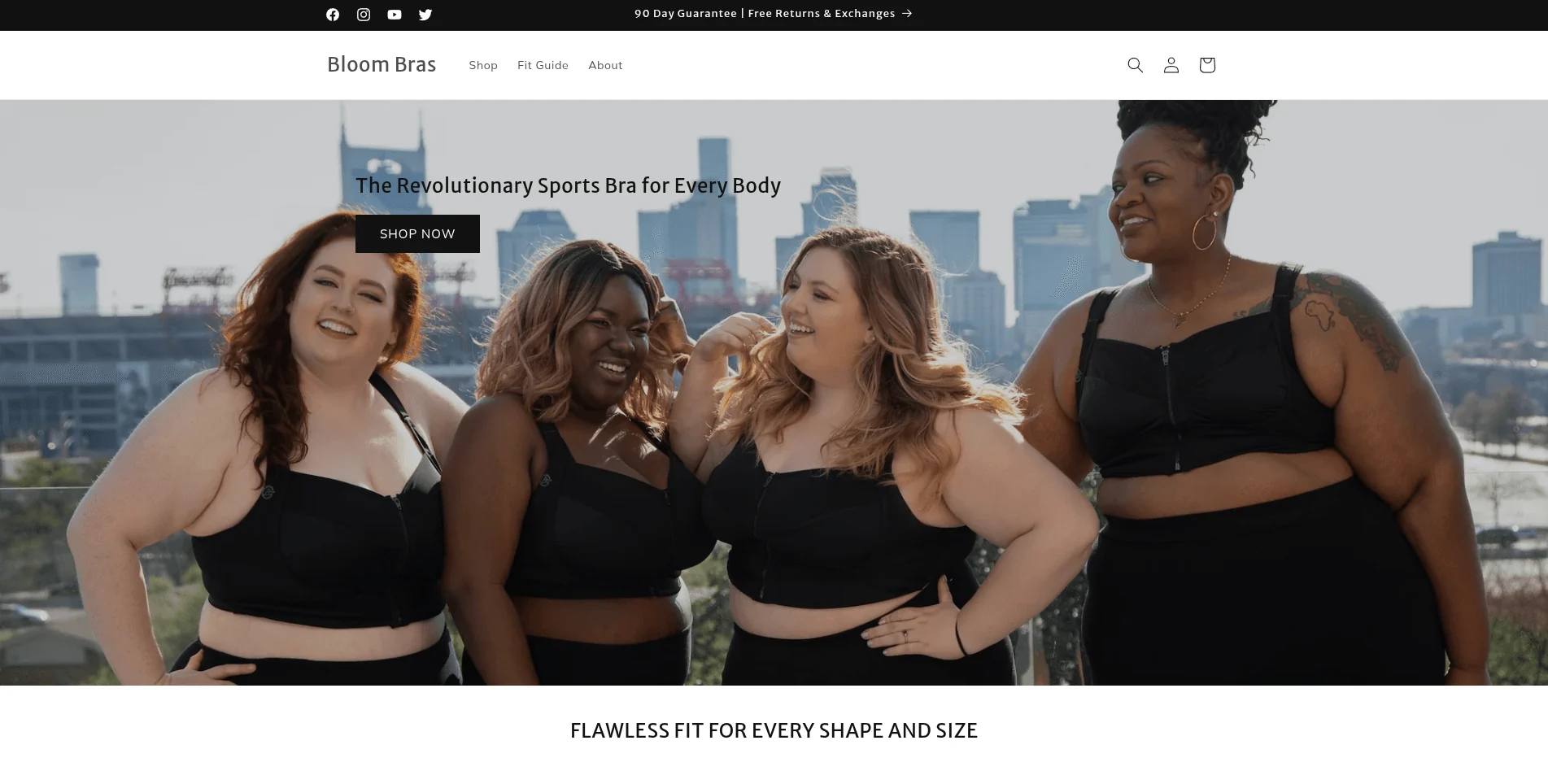 Bloom Bras — Shopify, Liquid case study by Deepak Jangra